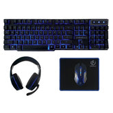 Keyboard and Mouse Rebeltec RBLKLA00035 Black English QWERTY